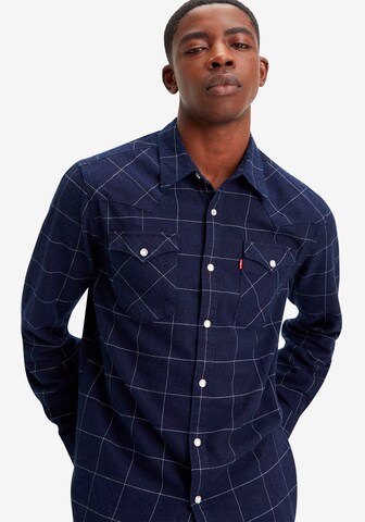 LEVI'S ® Regular Fit Hemd in Blau: Vorderseite