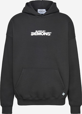Bless my Demons exclusive for ABOUT YOU Sweatshirt 'MURUS' in Zwart: voorkant