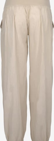 malito more than fashion Harem Pants in Beige: front