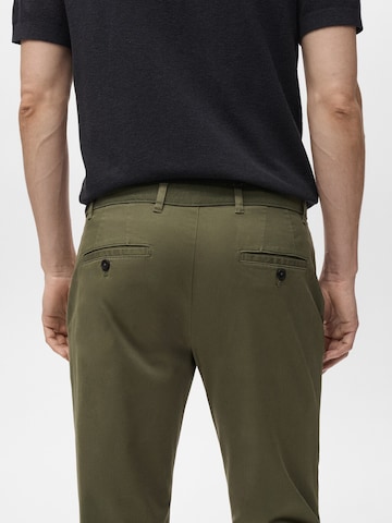 MANGO MAN Regular Chino in Groen