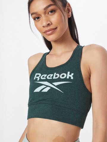 Reebok - Bustier Sujetador deportivo en verde