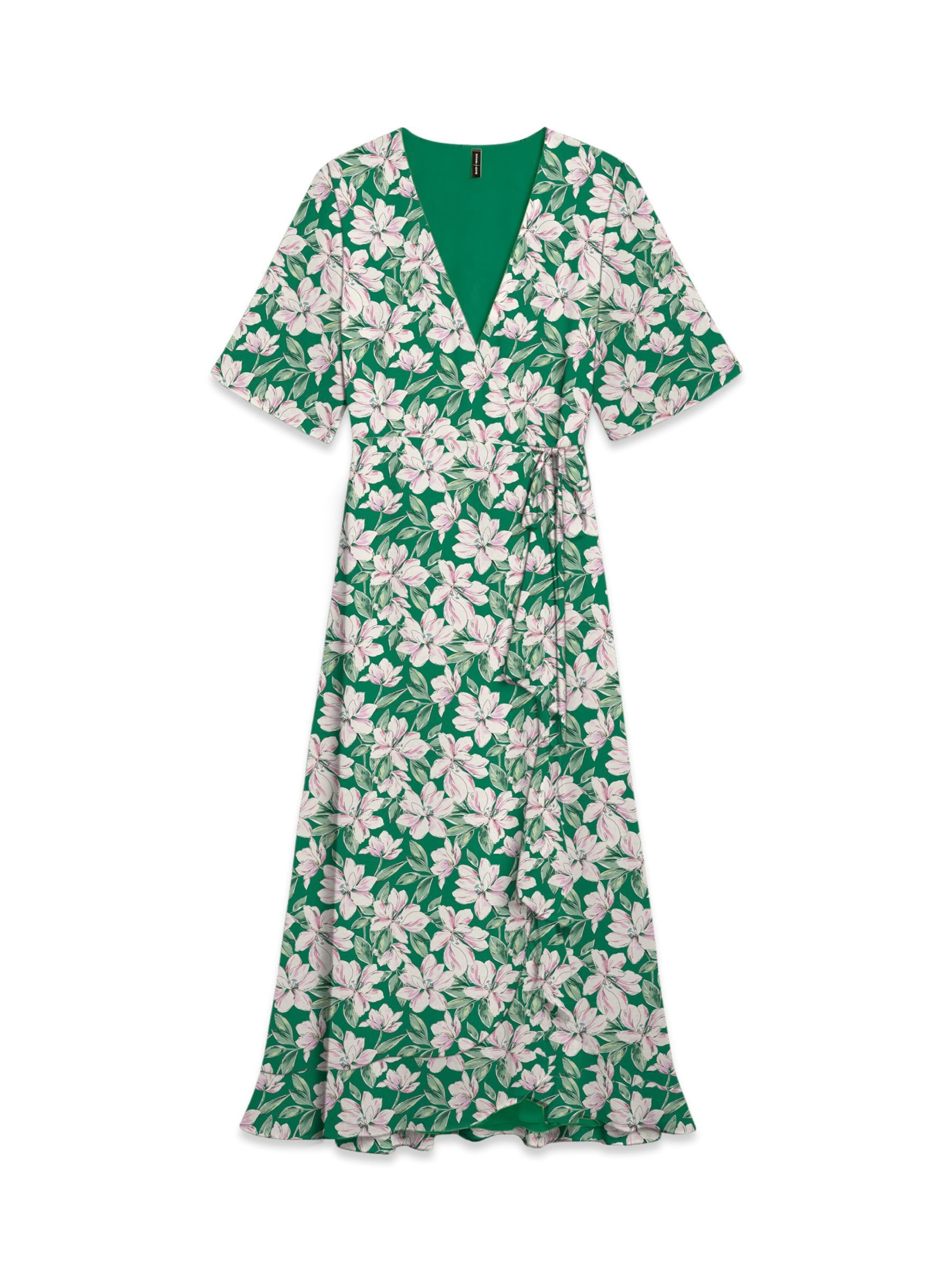 Robe 'VMCZille' Vero Moda Curve en vert : devant