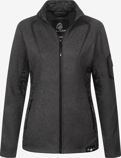 Rock Creek Fleecejacke ' D-505' in dunkelgrau / graumeliert / weiß, Produktansicht