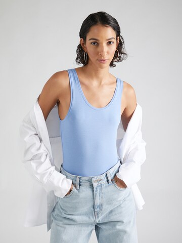 Top 'SIRENE' di PIECES in blu: frontale