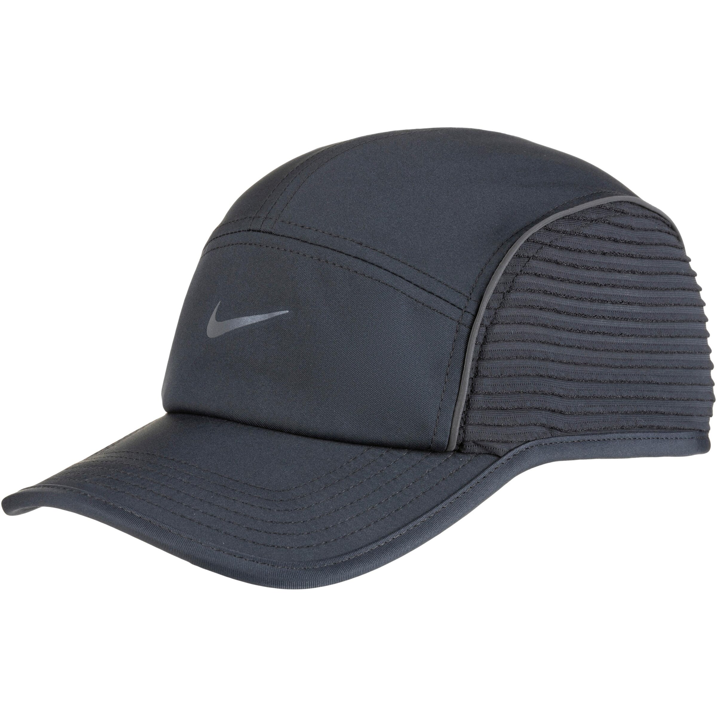 NIKE Athletic Cap in Black: front