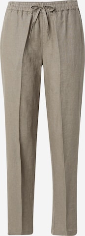 Soccx Regular Pleated Pants in Green: front