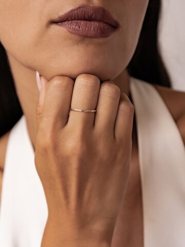 Dear Me Ring 'Always' in Gold: front