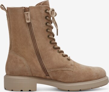 TAMARIS Veterlaarsjes in Beige