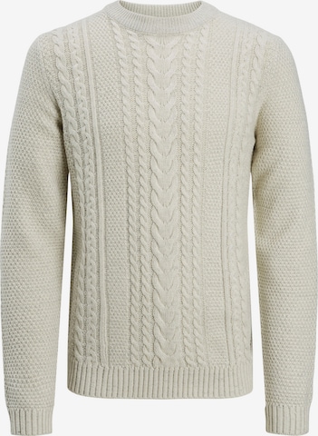 Jack & Jones Plus Sweater 'CRAIG' in Beige: front