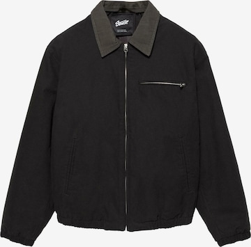 Pull&Bear Välikausitakki värissä musta: etupuoli