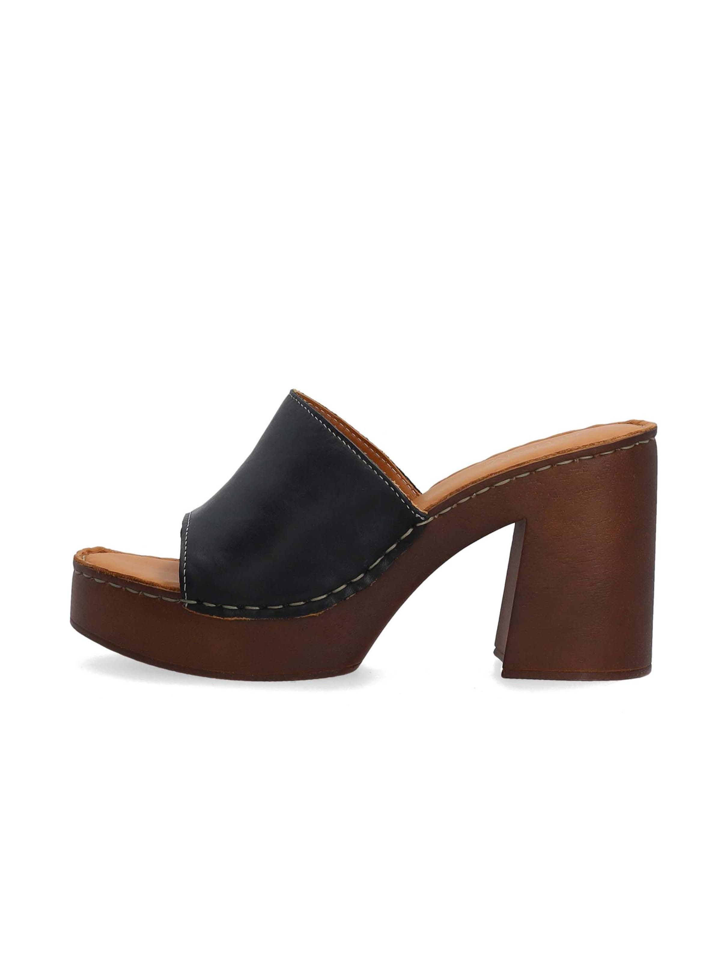 VENEZIA Mules 'Venezia' in Black: front
