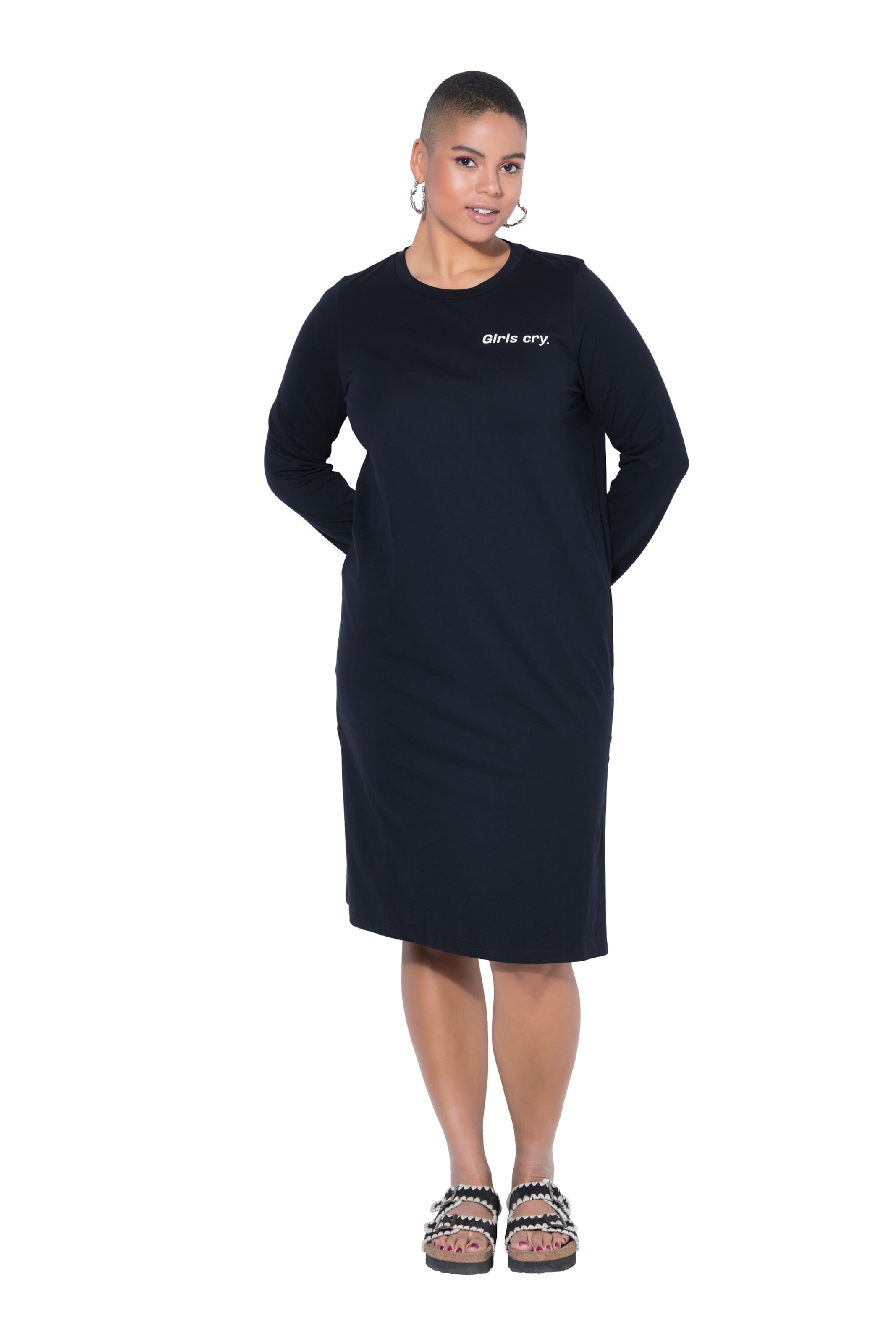 Studio Untold Dress in Black: front