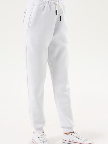 LOUIS LECLER Slimfit Hose 'Sasha'‌‌‌‌‌‌‌‌‌ in Weiß