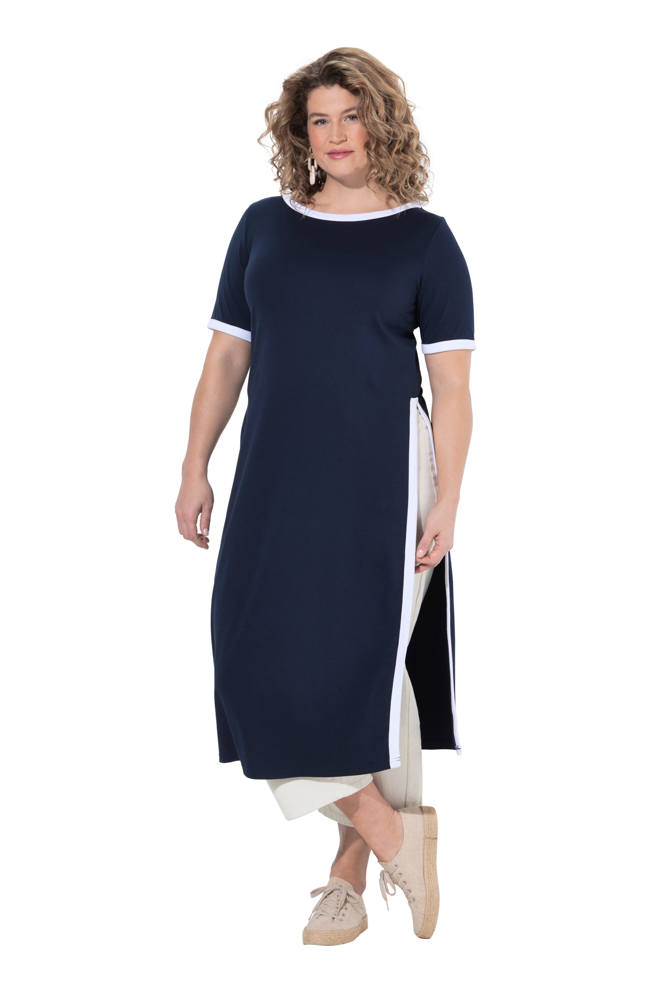 Ulla Popken Shirt in Blauw: voorkant