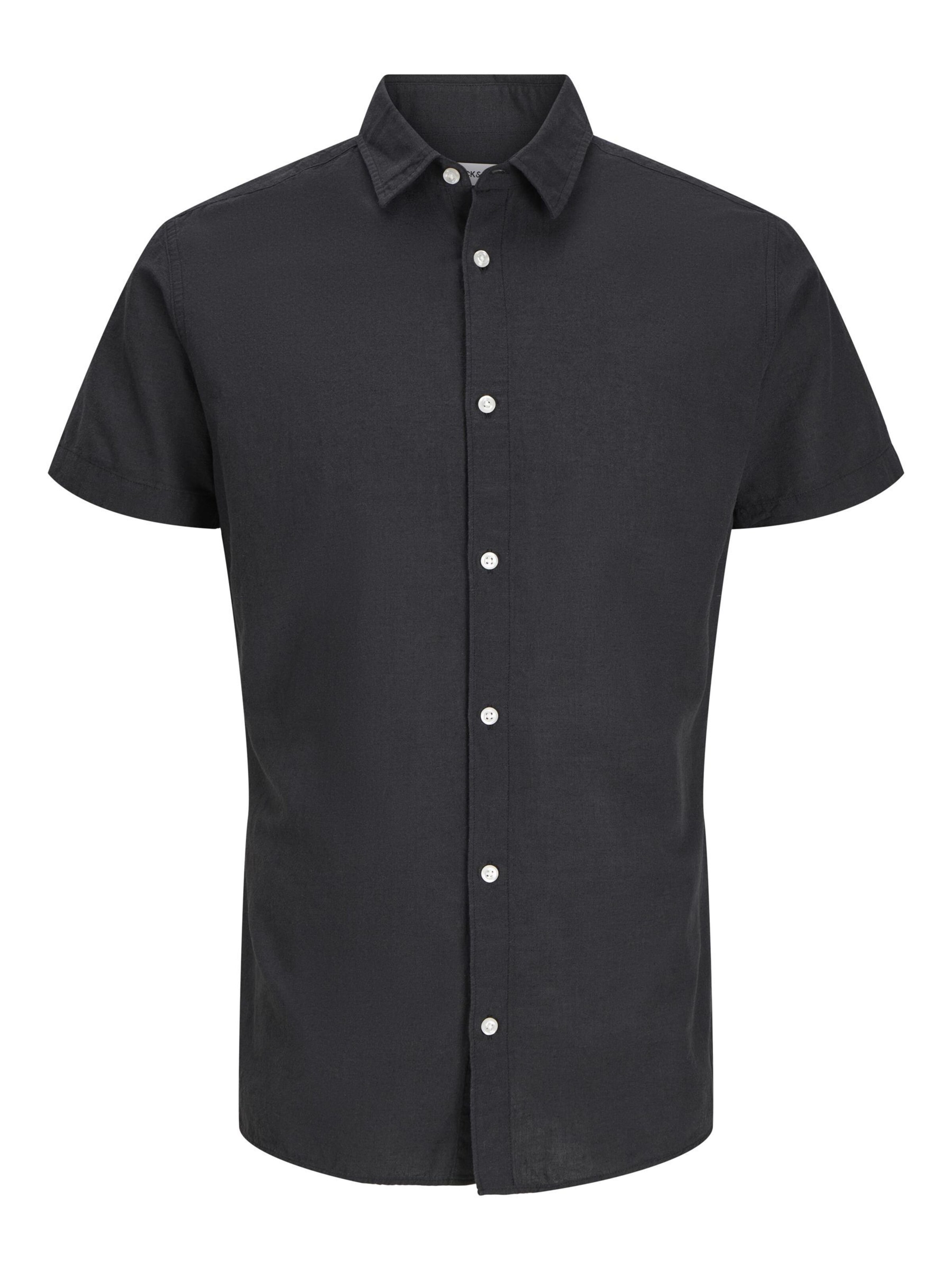 Jack & Jones Plus Triiksärk 'JJEBreeze', värv must: eest vaates