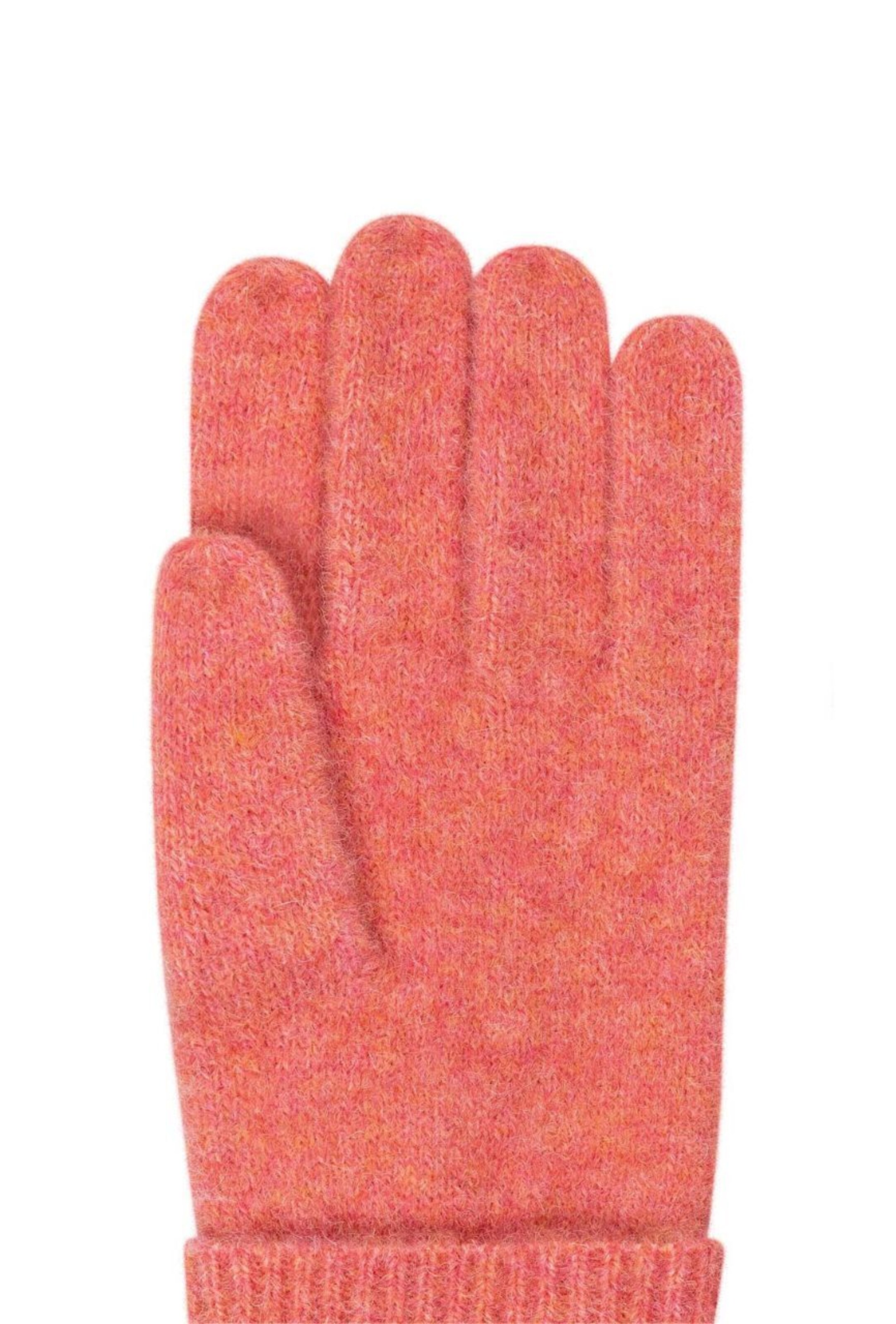 Roeckl Full Finger Gloves 'SNOW TIME' in Orange