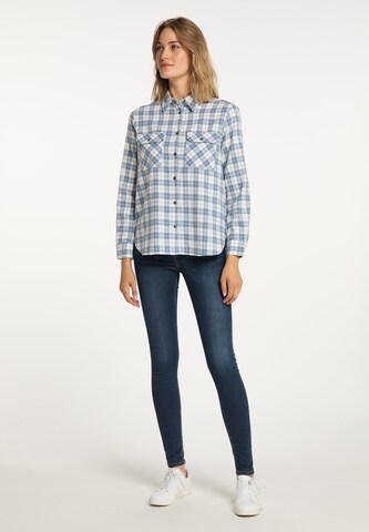 usha BLUE LABEL Blouse in Blue