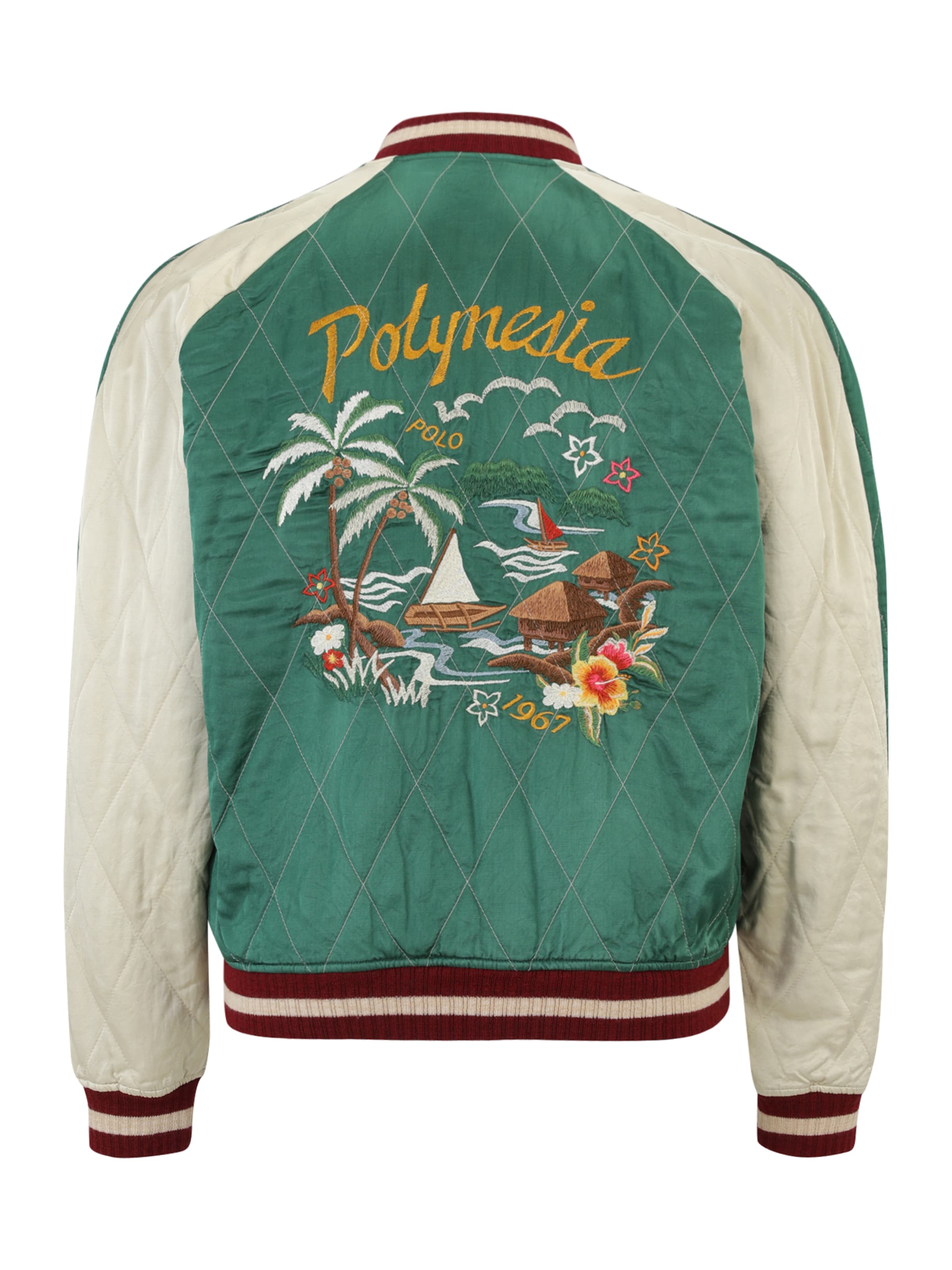 Polo Ralph Lauren Преходно яке 'Souvenir' в зелено