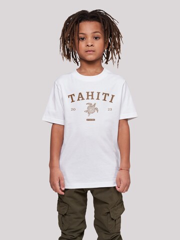 F4NT4STIC Shirt 'Tahiti' in Wit: voorkant