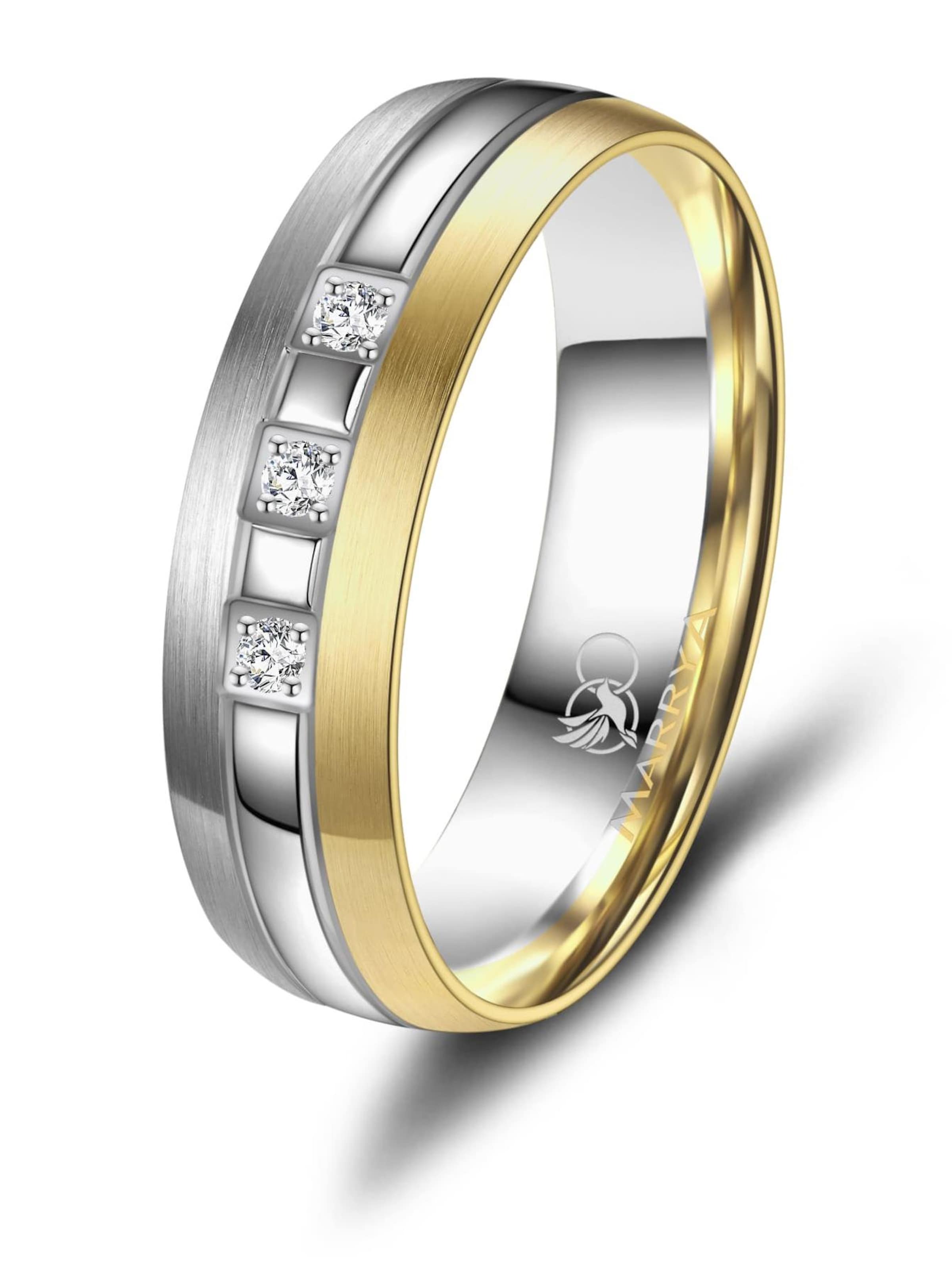 MARRYA Ring 'MARRYA TI-10 Ehering aus Titan' in Silver: front