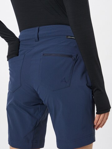 Regular Pantalon outdoor 'Toblach 2' Schöffel en bleu