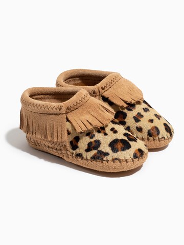 Minnetonka Kozačky 'Riley Suede' – hnědá