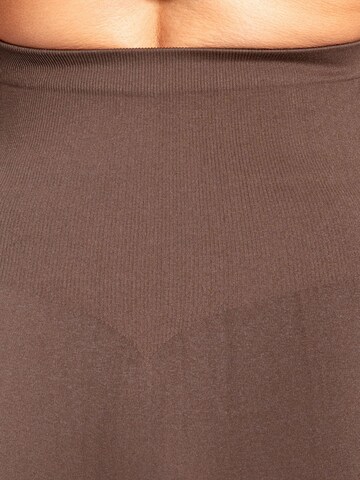 Smilodox Slimfit Schwangerschaftsleggings Seamless Lorraine in Braun