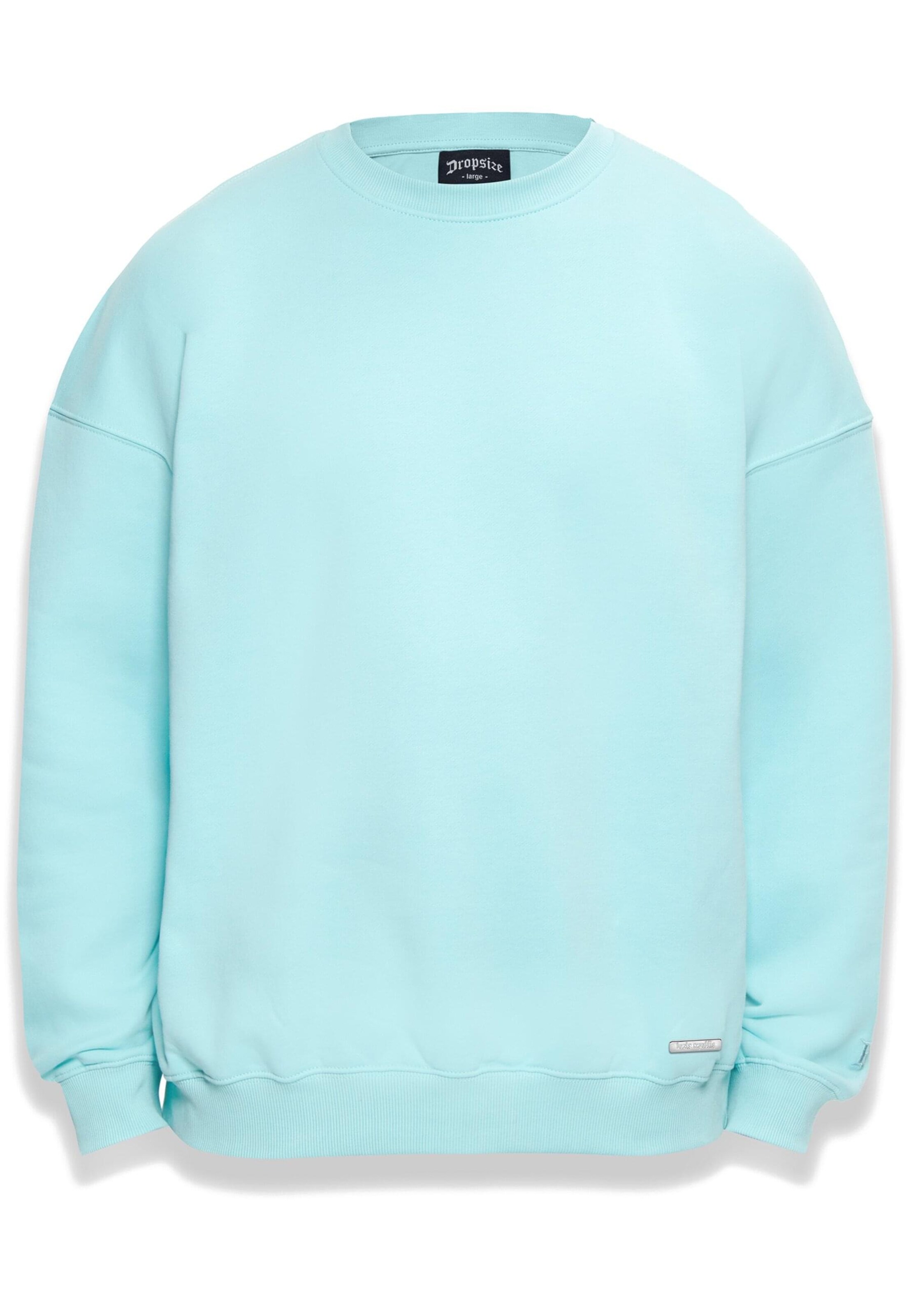 Dropsize Sweatshirt 'Bazix Republiq' i blå: forside