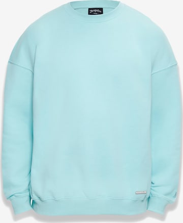 Dropsize Sweatshirt 'Bazix Republiq' in Blue: front