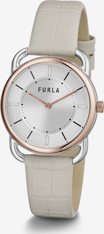 FURLA Analoguhr 'New Sleek' in Beige