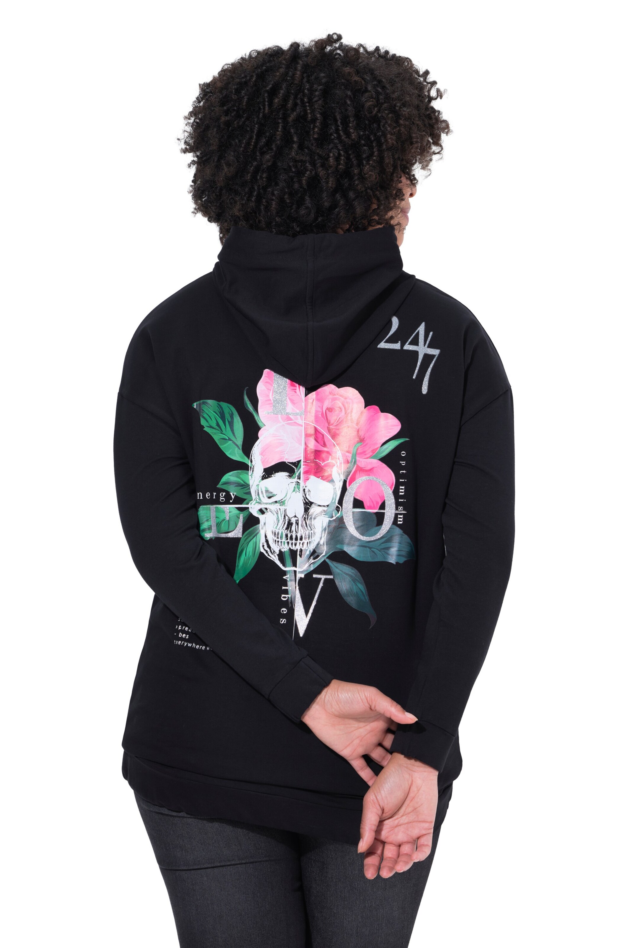 Angel of Style Sweatshirt in Schwarz