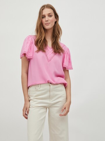 Vila Petite Bluse 'Visia' in Pink: predná strana