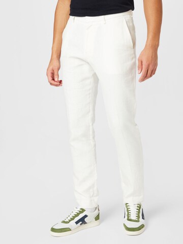 Regular Pantalon chino 'TENUTA' Tiger of Sweden en beige : devant