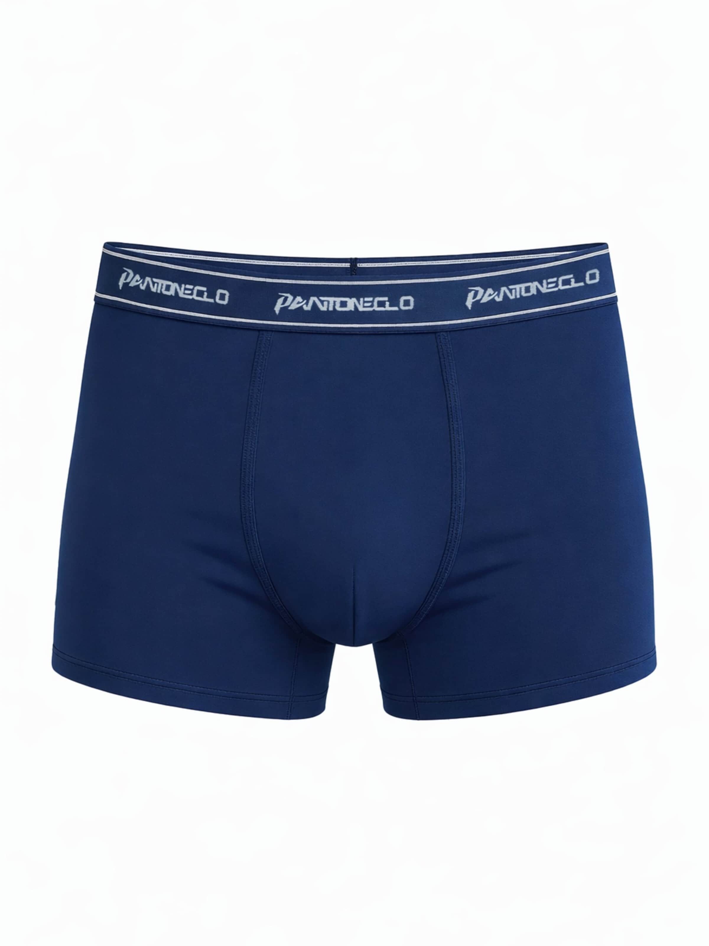 Boxer 'Pantoneclo Men’s Boxer Underwear' di PANTONECLO in blu: frontale