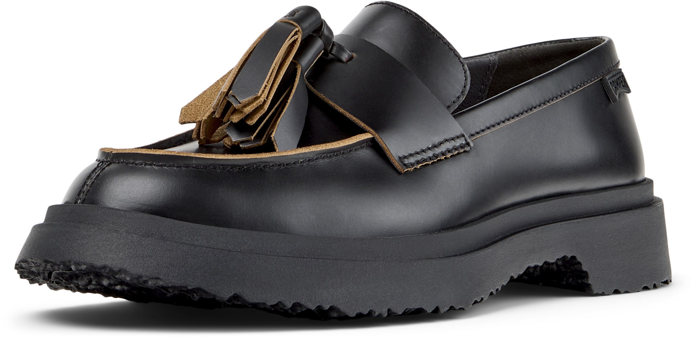 CAMPER Mocassin 'Walden Twins' en noir, Vue avec produit