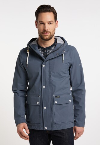 Schmuddelwedda Between-season jacket in Blue: front