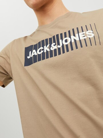 JACK & JONES Koszulka w kolorze beżowy