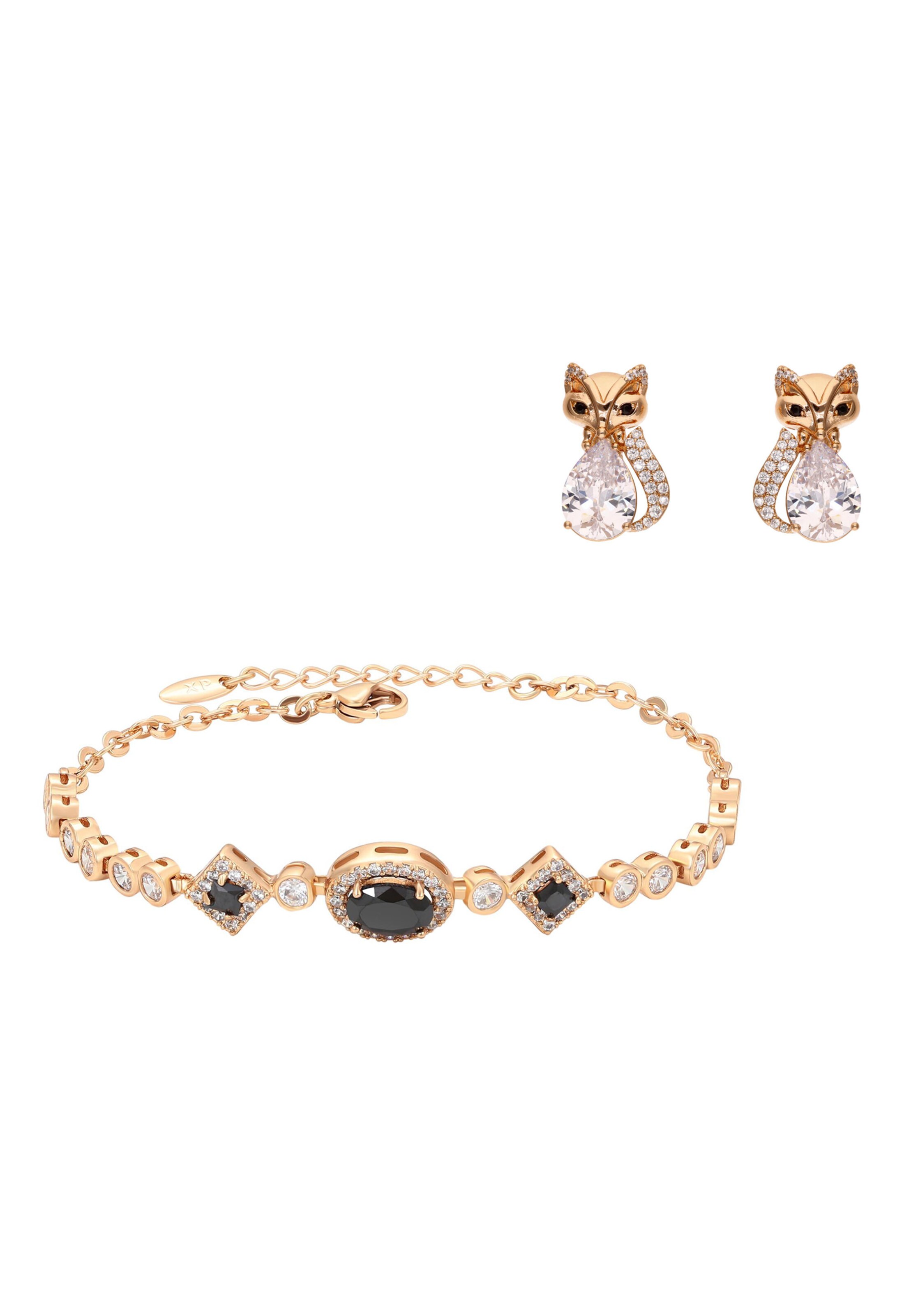 faina - Conjuntos de bijuteria em ouro: frente