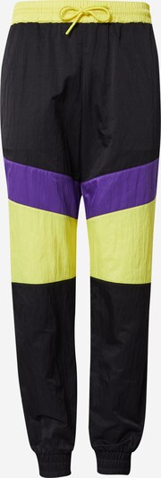 ABOUT YOU x Chiara Biasi Trousers 'Mia' in Lime / Dark purple / Black, Item view