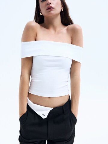 Pull&Bear Tričko - Biela