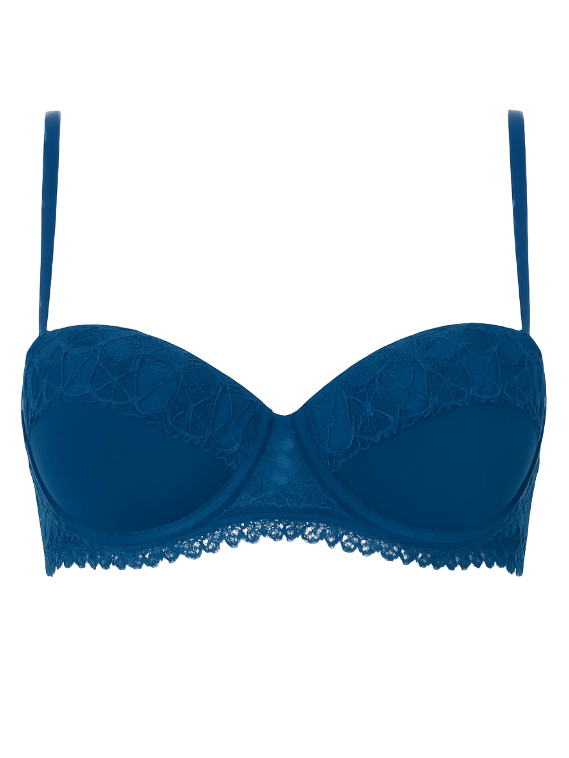 C&City Push-up BH in Blau: Vorderseite