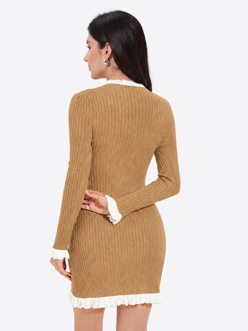 Rochie tricotat de la Imily Bela pe bej