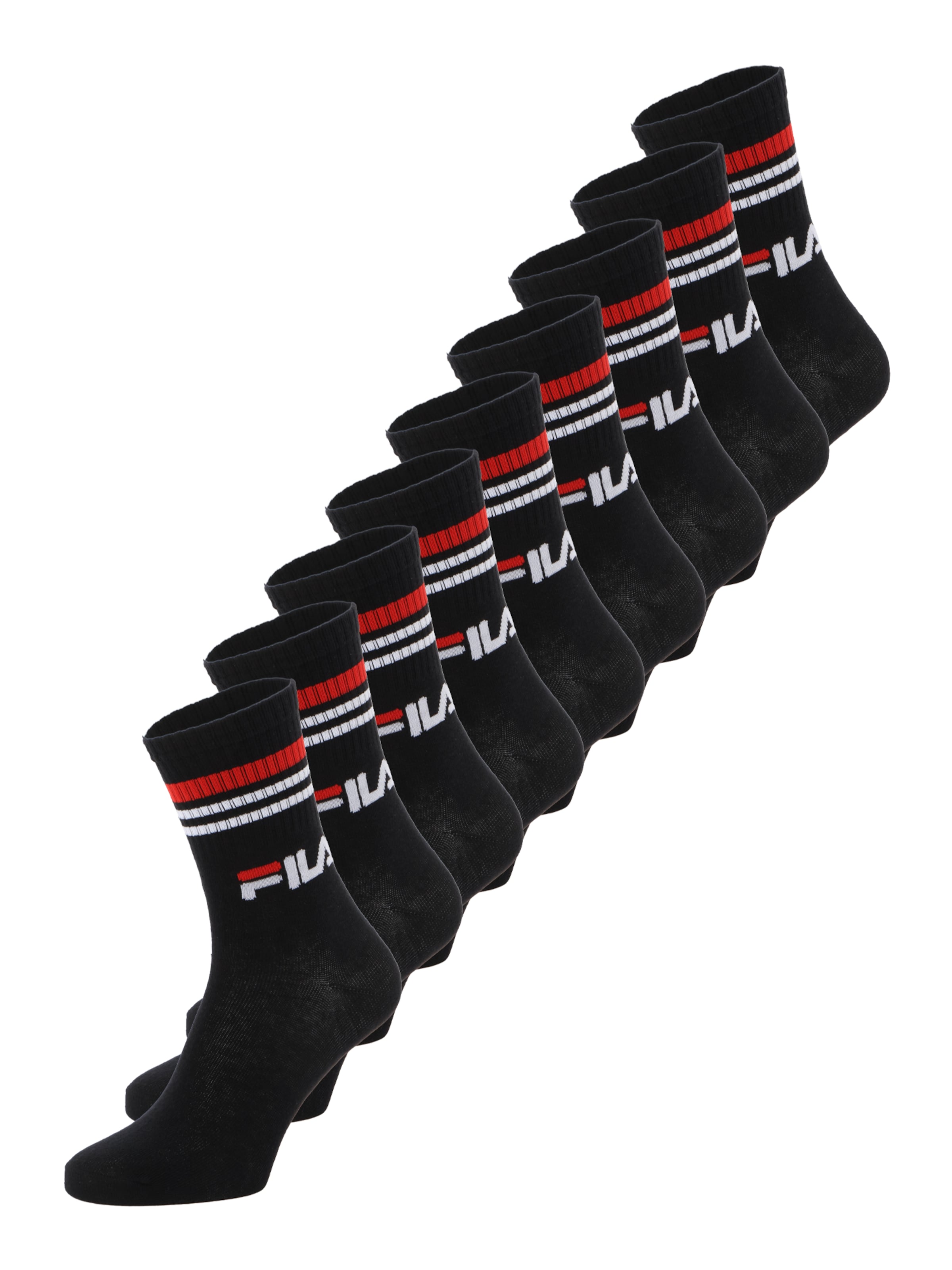 FILA Socks in Black: front