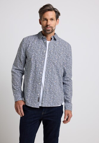 Street One MEN Comfort Fit Hemd in Blau: Vorderseite