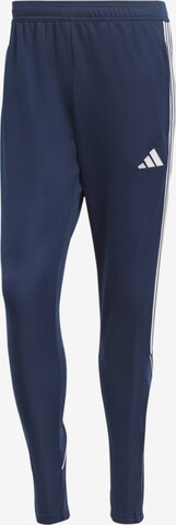 ADIDAS PERFORMANCE Workout Pants 'Tiro 23 League' in Blue: front