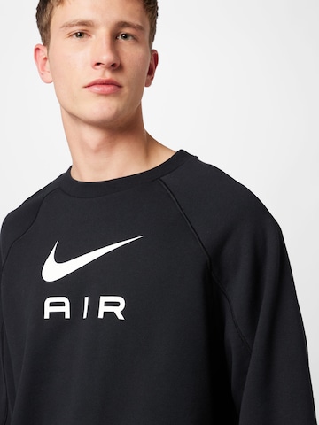 Bluză de molton 'Air Swoosh' de la Nike Sportswear pe negru