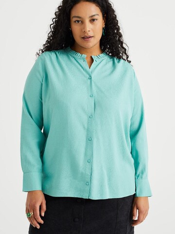 WE Fashion Blouse in Blauw