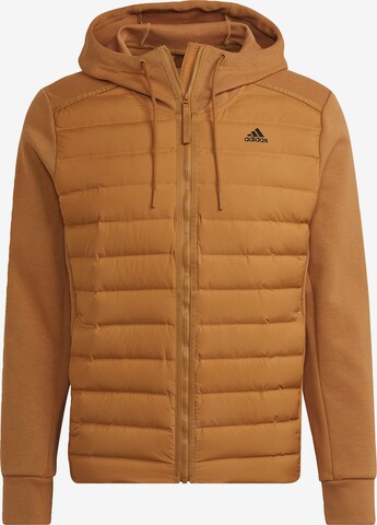 Veste outdoor 'Varilite' ADIDAS TERREX en marron : devant