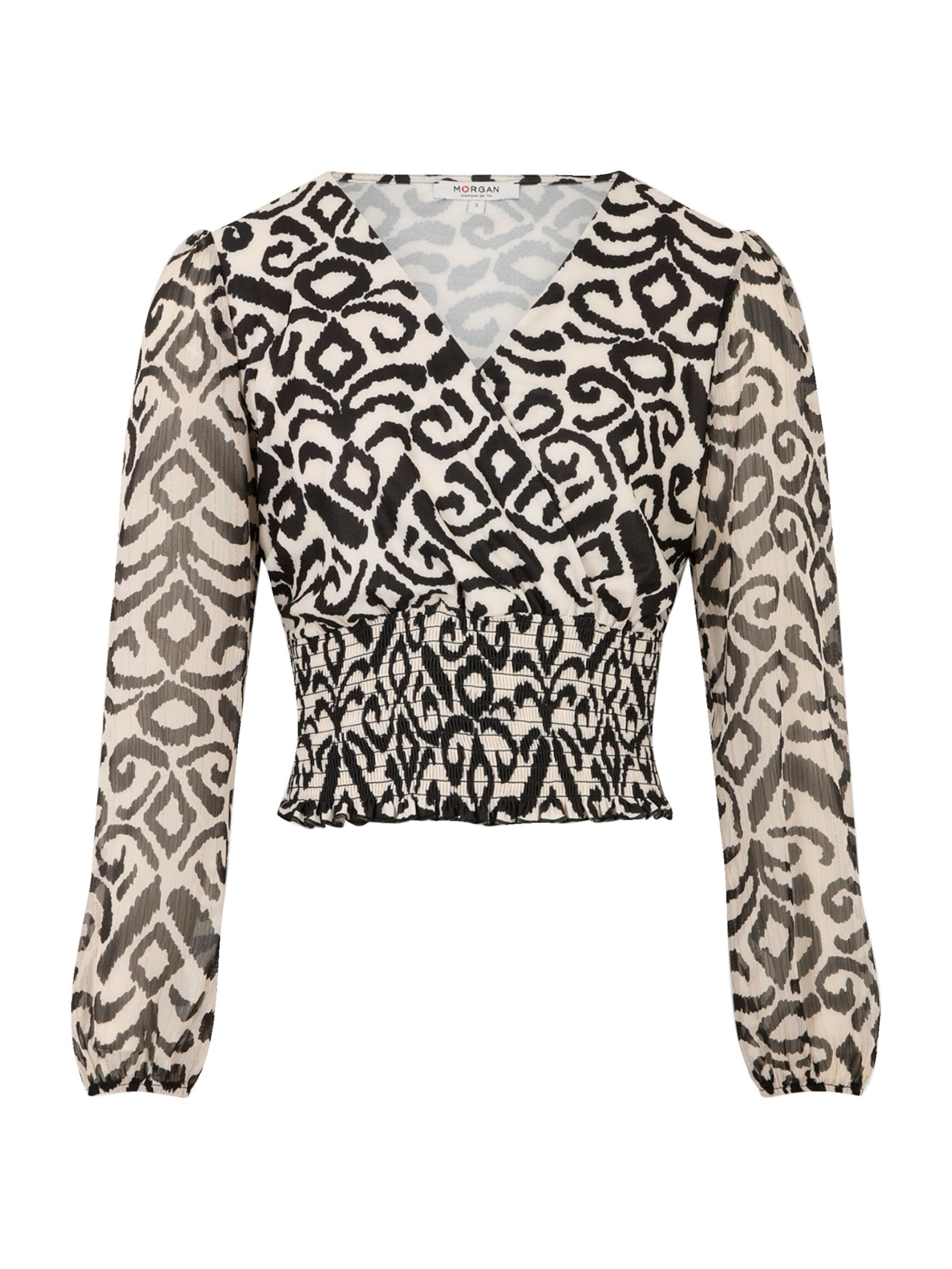Morgan Bluzka w kolorze beżowy: przód