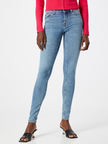 Tiger of Sweden Skinny Jeans in Blauw: voorkant